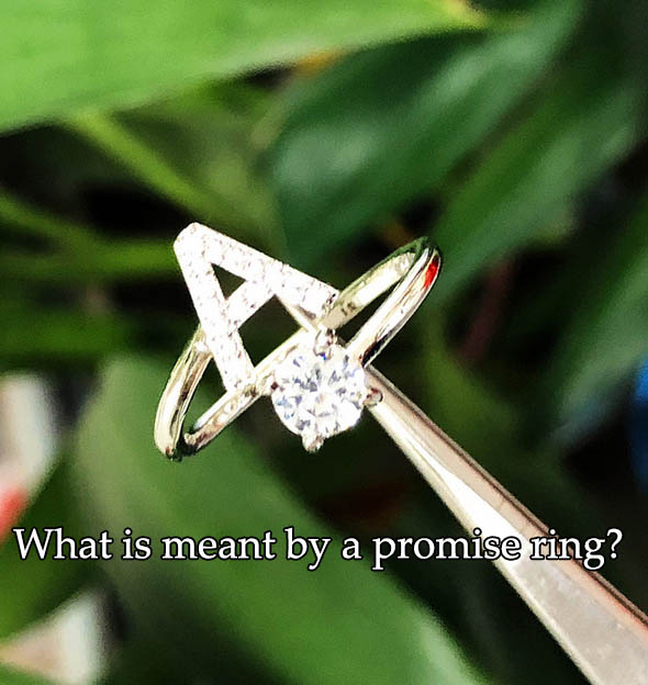 What is meant by a promise ring